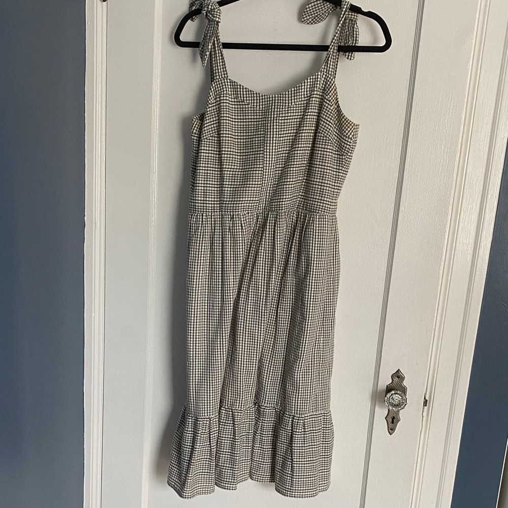 Gal Meets Glam Nancy Checkered Midi Dress size 6